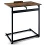 Side table, C-shaped, 5 positions, 57 × 37 × 66.5–84.5 cm