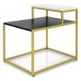 Side Table, Two-Tier, 60.96 × 45.72 × 55.88 cm