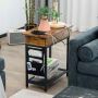 Side table, with charging station, 60 × 58.5 × 30 cm