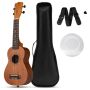 Soprano ukulele, 12 frets, with accessories, 7 × 3 × 21″