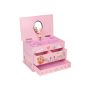 Jewelry music box "Bunny & Fox" pink