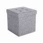 Soft seat with folding cover, gray