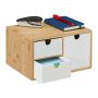 Sahtlitega organiseerija Relaxdays, 3 sahtlit, 25 × 14,5 × 20 cm