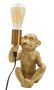 Laualamp Monkey, Kuldne, 17 × 25 × 14,5 cm