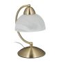 Laualamp Relaxdays 10029517_748, Valge/kuldne, 15 × 25 × 19 cm