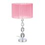 Laualamp Relaxdays 10038877.0, Roosa/hõbedane, 54 × 29,5 × 29,5 cm