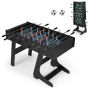 Table football table, 22 players, 121.92 × 81.28 × 60.96 cm