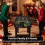 Table football game, 2 in 1, 34 × 20 × 27 in