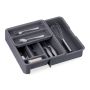 Söögiriistade organisaator Relaxdays 10039599.0, 4 lahtrit, 6,5 × 23,5 × 31,5 cm