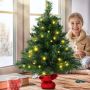Tabletop Christmas tree, 35 LED lights, Ø 39.624 × 60 cm