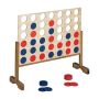 Lauamäng „Connect Four“ Relaxdays, 42 nuppu, 82,5 × 72 × 26 cm