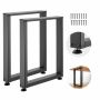 Lauajalad VEVOR HXZTFX28-24, 2 tk, Must, 600 × 120 × 750 mm
