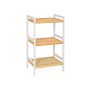 Bamboo shelf, white