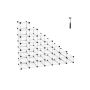 Plastic shoe rack, 32 compartments, white