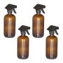 Klaasist pihustuspudelid Relaxdays 10046150.0, 4 tk, 9,5 × 21 × 7,5 cm