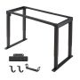 Seisulaua raam VEVOR JC35TF-R102R, 2 mootorit, Must, 126 × 68 × 70–117 cm
