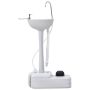 Camping washbasin Outsunny 51x33.5x103cm., light gray