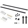 Sliding door hardware set Homcom, black