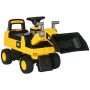 Children's push car Homcom 78x29.5x54cm., yellow/black