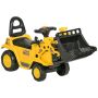 Children's push car Homcom 80x26.5x39cm., yellow/black