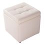 Folding black beanbag seat-box with table top, 150 kg