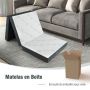 Folding mattress, 3-piece, 80 × 193 × 10 cm