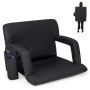 Folding Chair with 6-position backrest, black