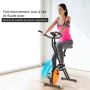 Foldable magnetic trainer, 8 resistance levels, up to 127 kg