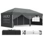 SONGMICS folding gazebo, with transport bag, 600 × 300 × 260 cm