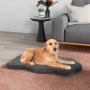 Dog Bed, Orthopedic, Gray, 43 × 26 × 2 inches
