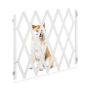 Koerapiire Relaxdays 10045299.0, XL, reguleeritava laiusega, Valge, 140 × 87 × 1,5 cm