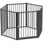 Dog enclosure PawHut 120x60x76cm., black