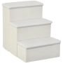 Dog stairs PawHut 40x54x48cm., white
