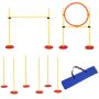 PawHut dog training set, yellow/orange