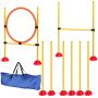 PawHut dog training set, yellow/orange