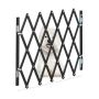 Ворота для собак Relaxdays 10045276.0, складные, чёрные, 17–96 × 48,5–60 см
