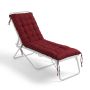 Подушка для скамьи Relaxdays, 1 шт, Красная, 160 × 50 см