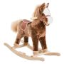 Rocking horse Homcom 74x33x62cm., brown/light brown color