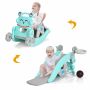 Rocking horse and slide, 4 in 1, blue, 105 × 71 × 57 cm