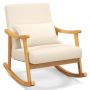 Rocking armchair, With lumbar cushion, 78.74 × 82.55 × 66.04 cm