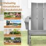 Adirondack Rocking Chair, 36° Rocking Angle, Grey