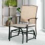 Outdoor rocking chair, 23 × 27.5 × 37 in