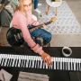 Rotating electronic piano, 88 keys, 138 × 19 × 2 cm