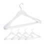 Riidepuud Relaxdays 10024659_49, 5 tk, Valge, 44,5 × 24 × 5,5 cm
