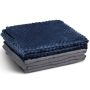 Weighted blanket, 5 layers, Blue/Grey, 152 × 203 cm