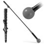 Weighted golf swing trainer, right-handed