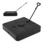 Weighted Umbrella Base, 4 Casters, Black, 83.82 × 20.32 × 83.82 cm