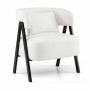 Living room armchair, with lumbar cushion, 65 × 72.5 × 62 cm