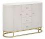 Montpellier elutoa kapp, 2 ust, 4 sahtlit, 120 × 85 × 40 cm