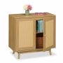 Elutoa kapp Relaxdays 10050456.0, 2 reguleeritavat sektsiooni, Pruun, 80 × 80 × 40 cm